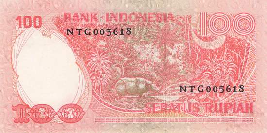 Indonesien 100 Rupiah 1977 p116